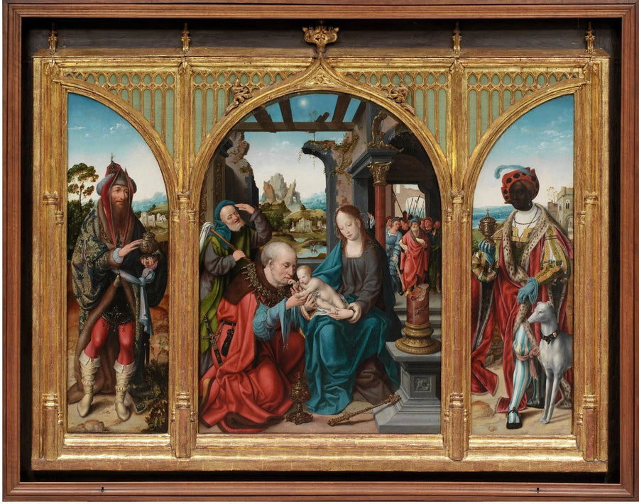 A Adoração dos Reis Magos - Joos van Cleve