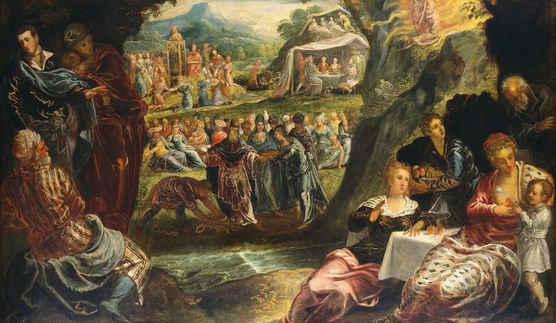 A Adoração do Bezerro de Ouro - Jacopo Tintoretto