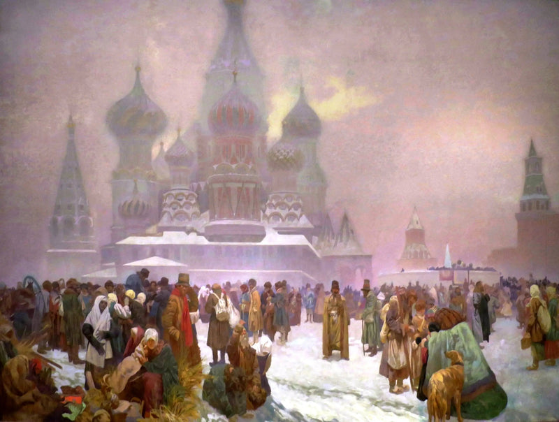 A libertação dos camponeses russos - Alphonse Mucha