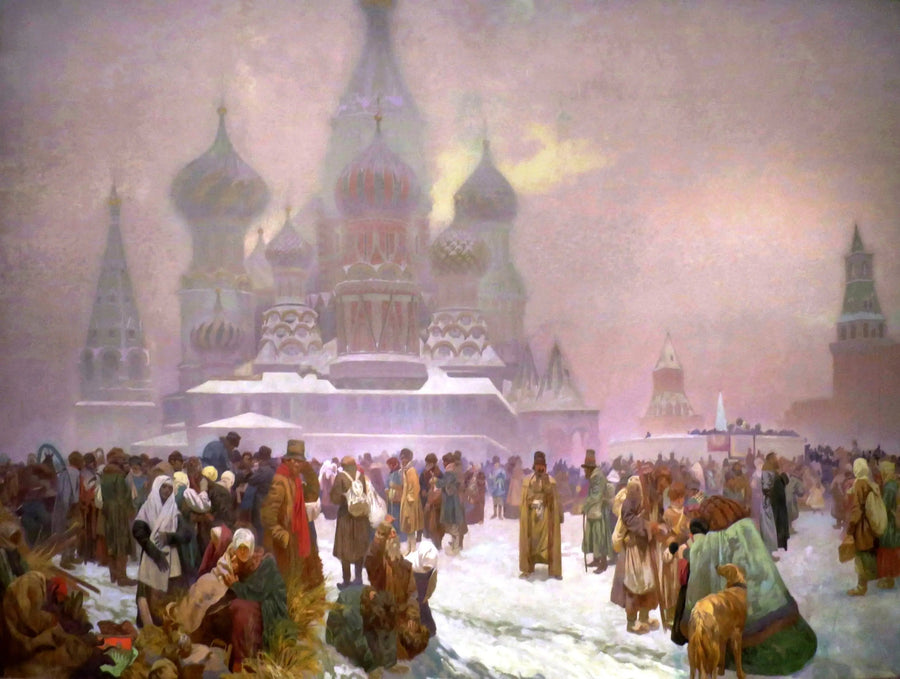 A libertação dos camponeses russos - Alphonse Mucha