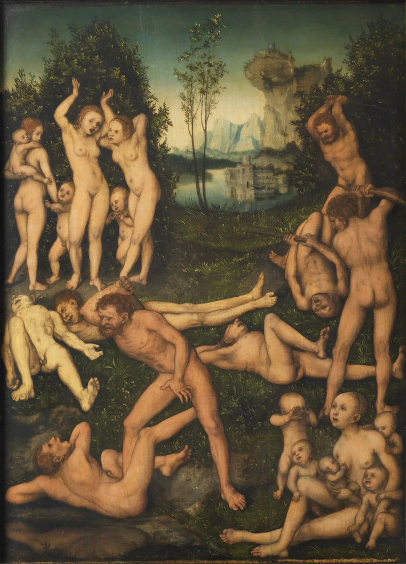 A Idade de Ouro, anteriormente chamada Os Efeitos do Ciúme - Lucas Cranach, o Velho