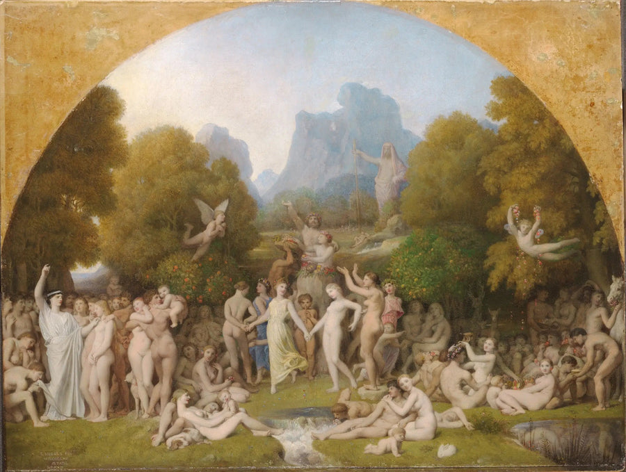 A Idade de Ouro - Jean-Auguste-Dominique Ingres