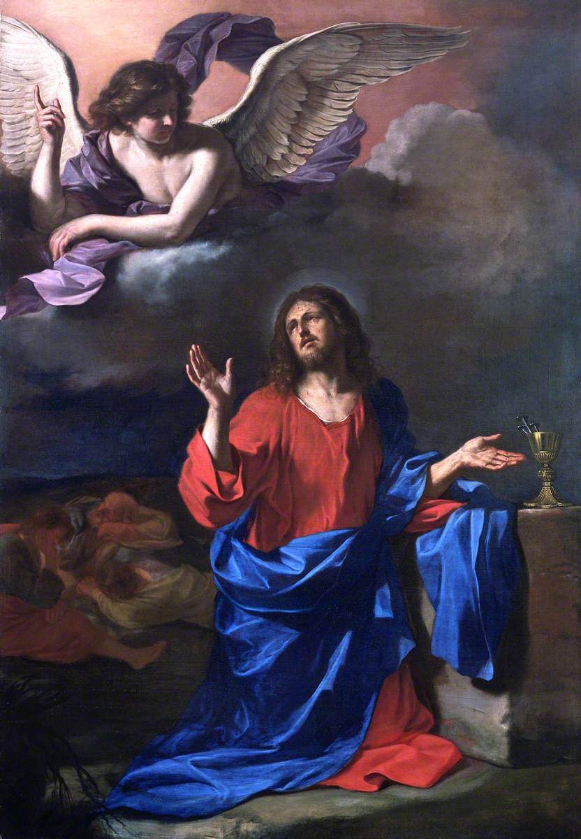 Aagonia no jardim - Guercino