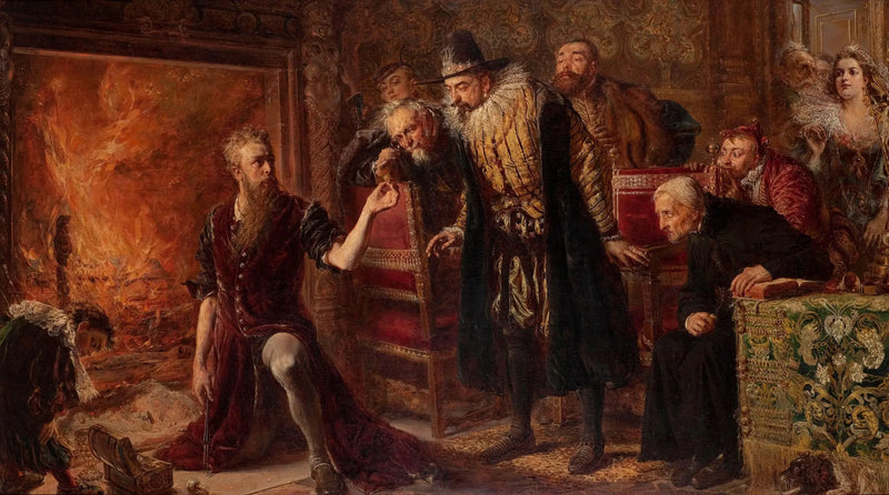 O alquimista Sendivogius - Jan Matejko