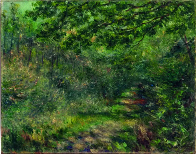 A alameda na floresta - Pierre-Auguste Renoir