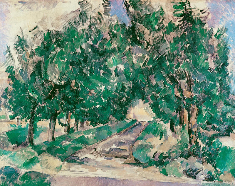 O Caminho no Jas de Bouffan - Paul Cézanne