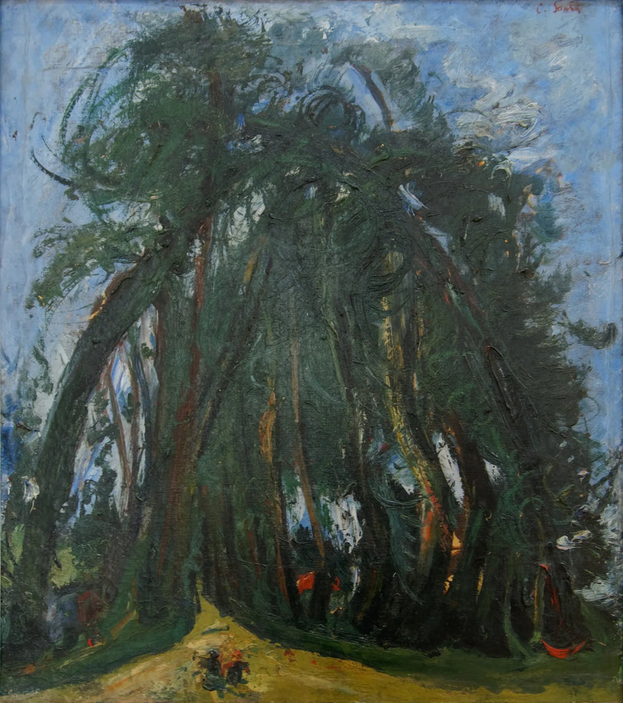 A Allee de Árvores - Chaim Soutine