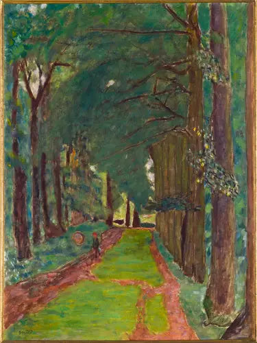 A Aléia de Árvores - Pierre Bonnard
