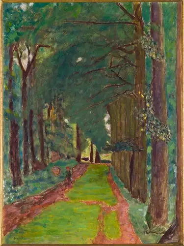 A Aléia de Árvores - Pierre Bonnard
