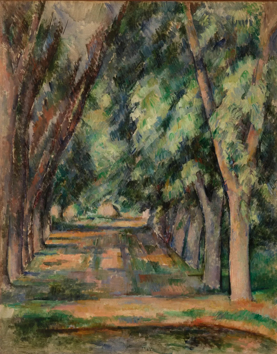 O Allee dos Castanheiros no Jas de Bouffan - Paul Cézanne