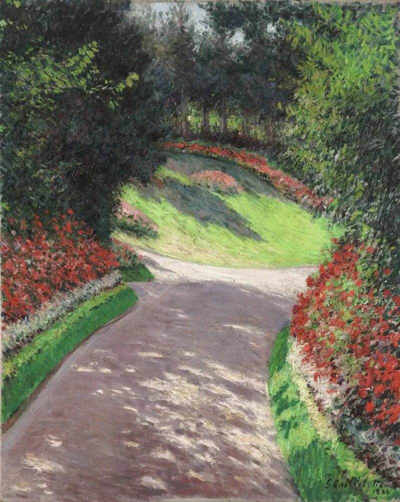 A Aléia do Jardim - Gustave Caillebotte