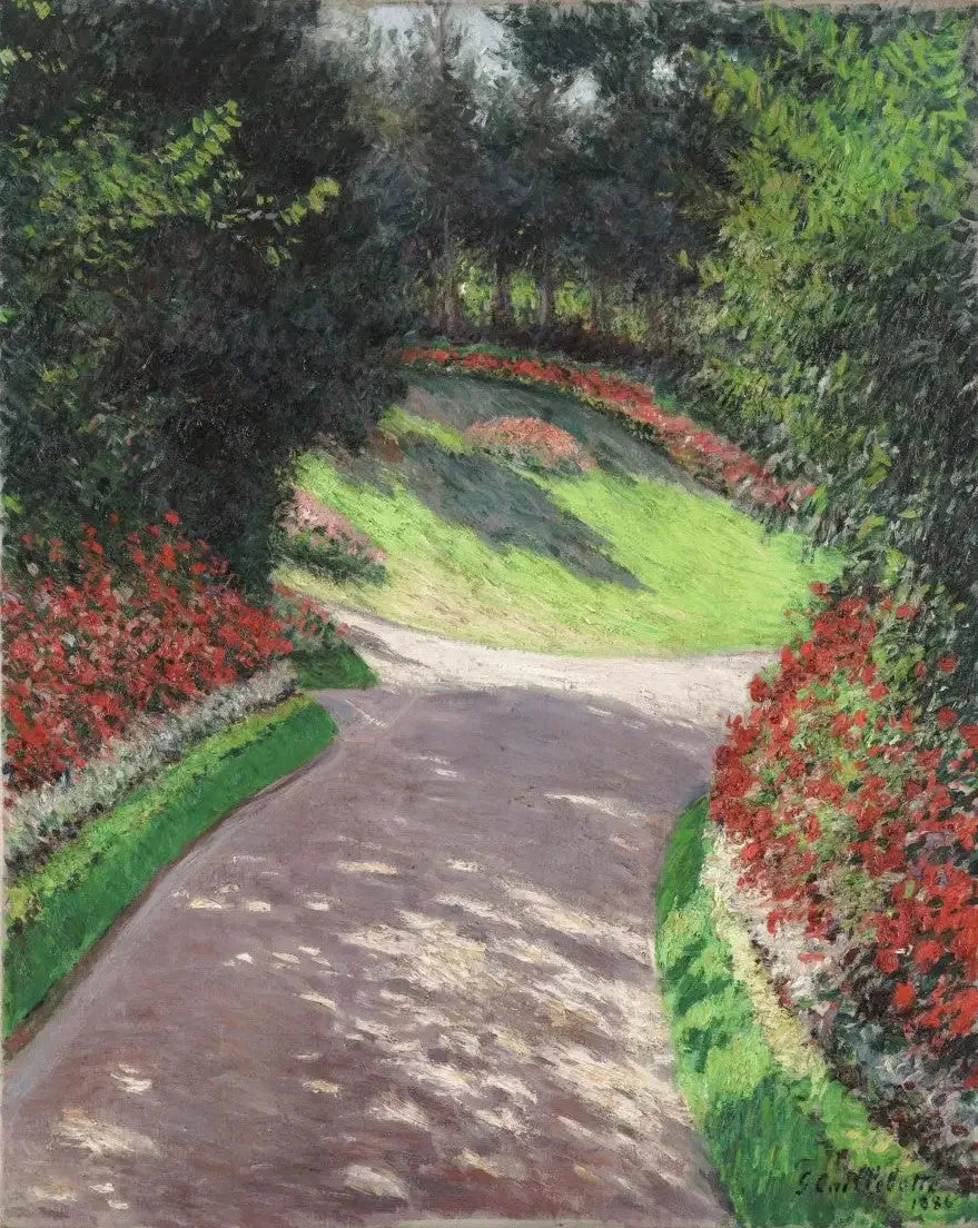 A Aléia do Jardim - Gustave Caillebotte