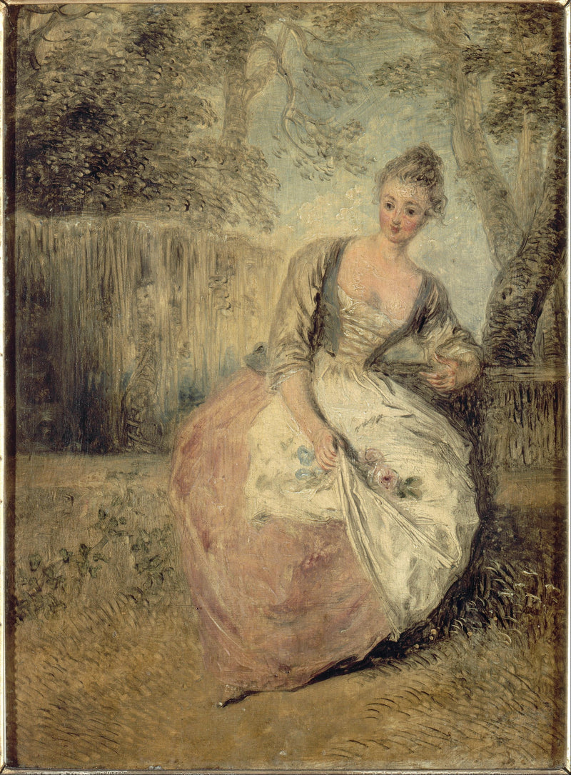 A Amante Inquieta - Antoine Watteau