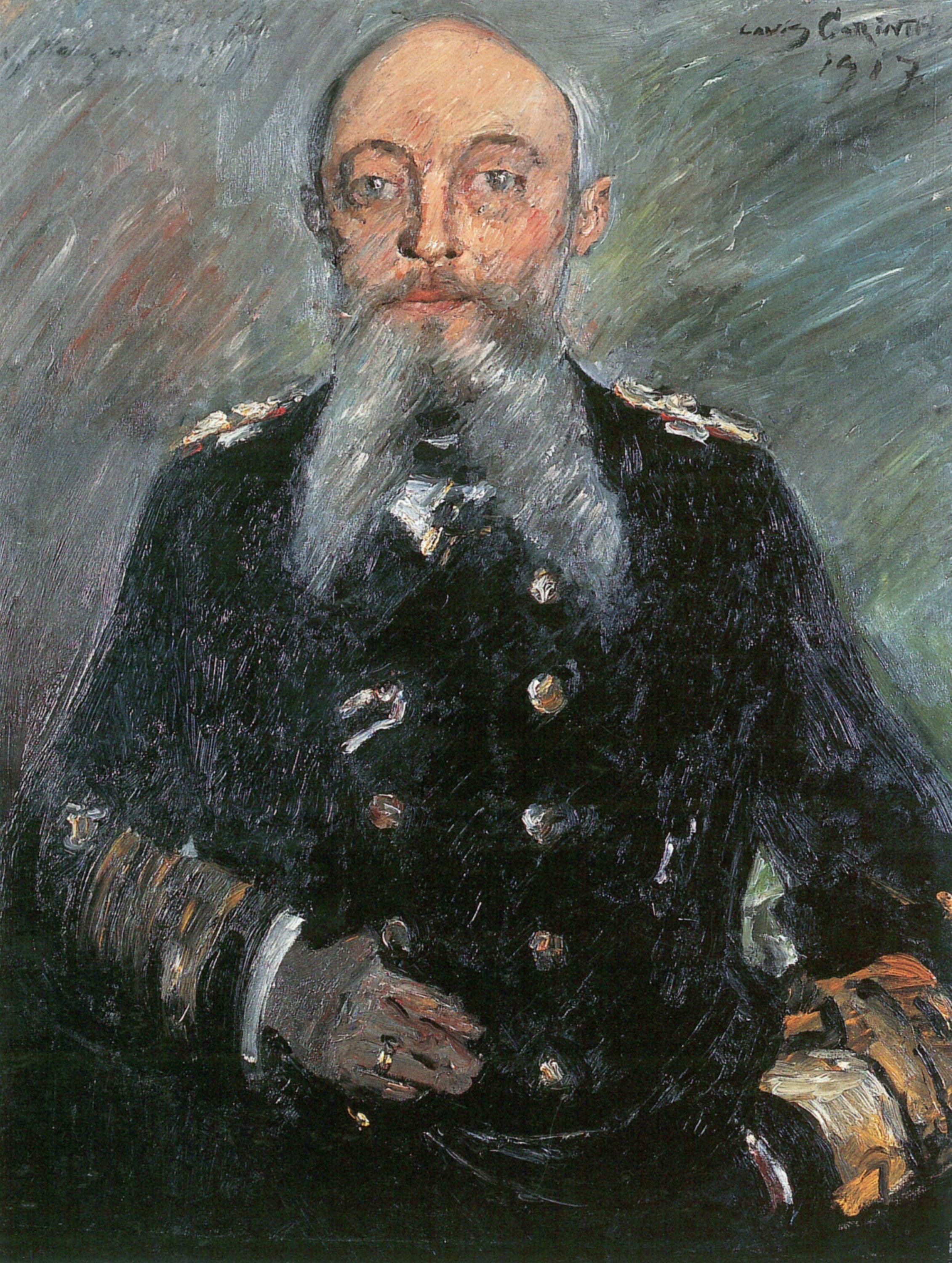 L'amiral Alfred von Tirpitz - Lovis Corinth image 1 copie de tableau peinte à la main