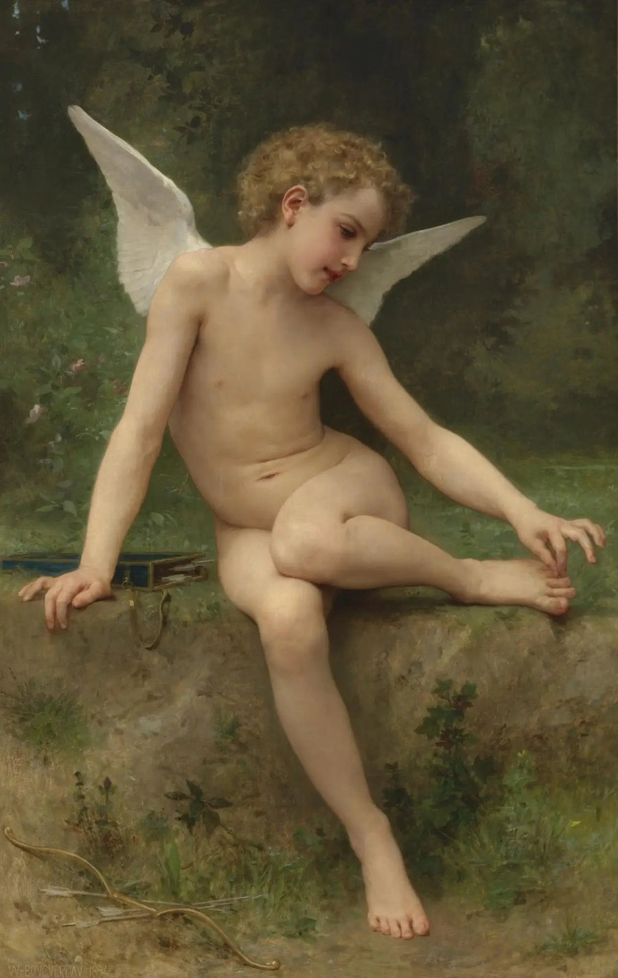 O amor no espinho - Bouguereau