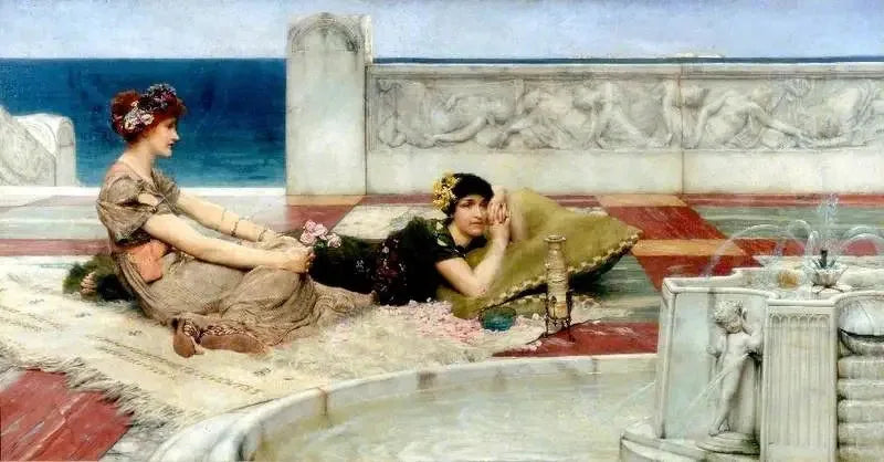 O amor no ócio - Lawrence Alma-Tadema