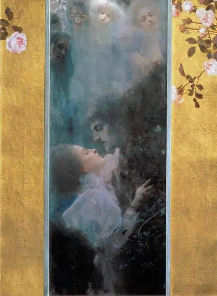 O Amor - Gustav Klimt