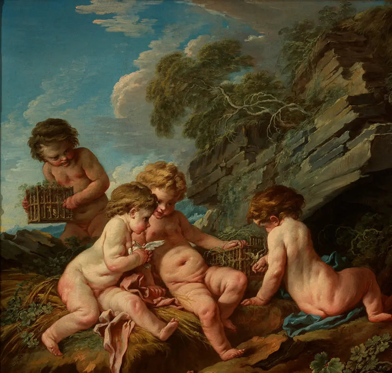 O Amor Pássaro - François Boucher