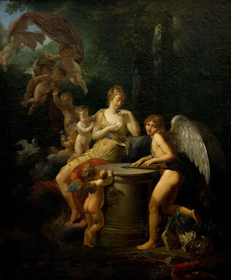 O Amor Vencido pela Castidade - François Gérard