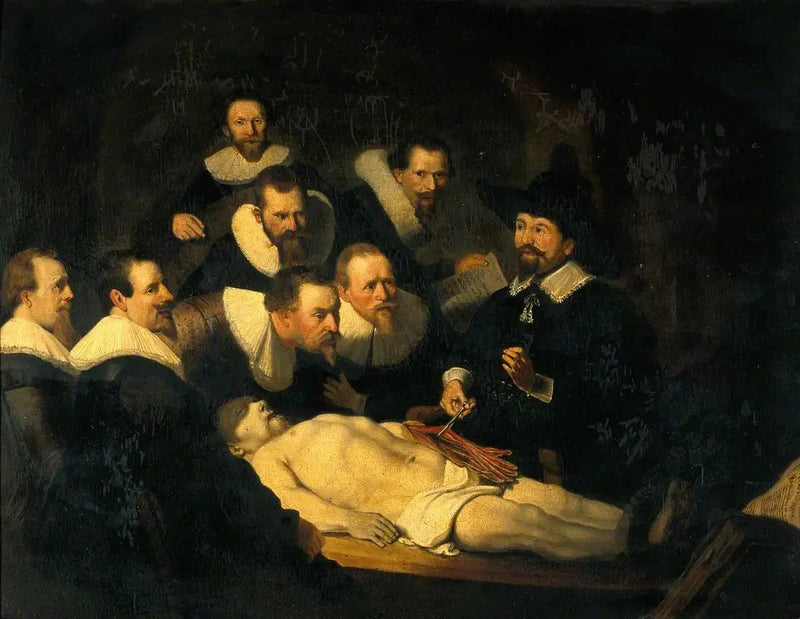 A anatomia do Dr. Nicolaes Tulp - Rembrandt
