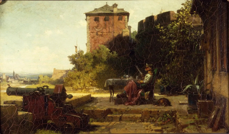 O antigo comandante da fortaleza - Carl Spitzweg