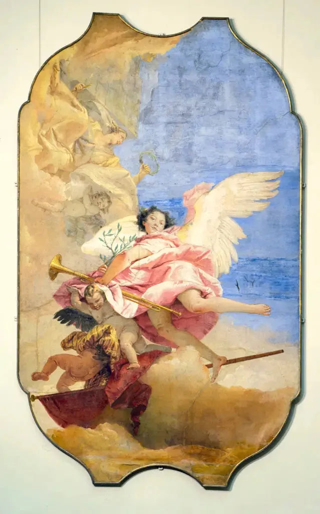 O anjo da fama - Giovanni Battista Tiepolo
