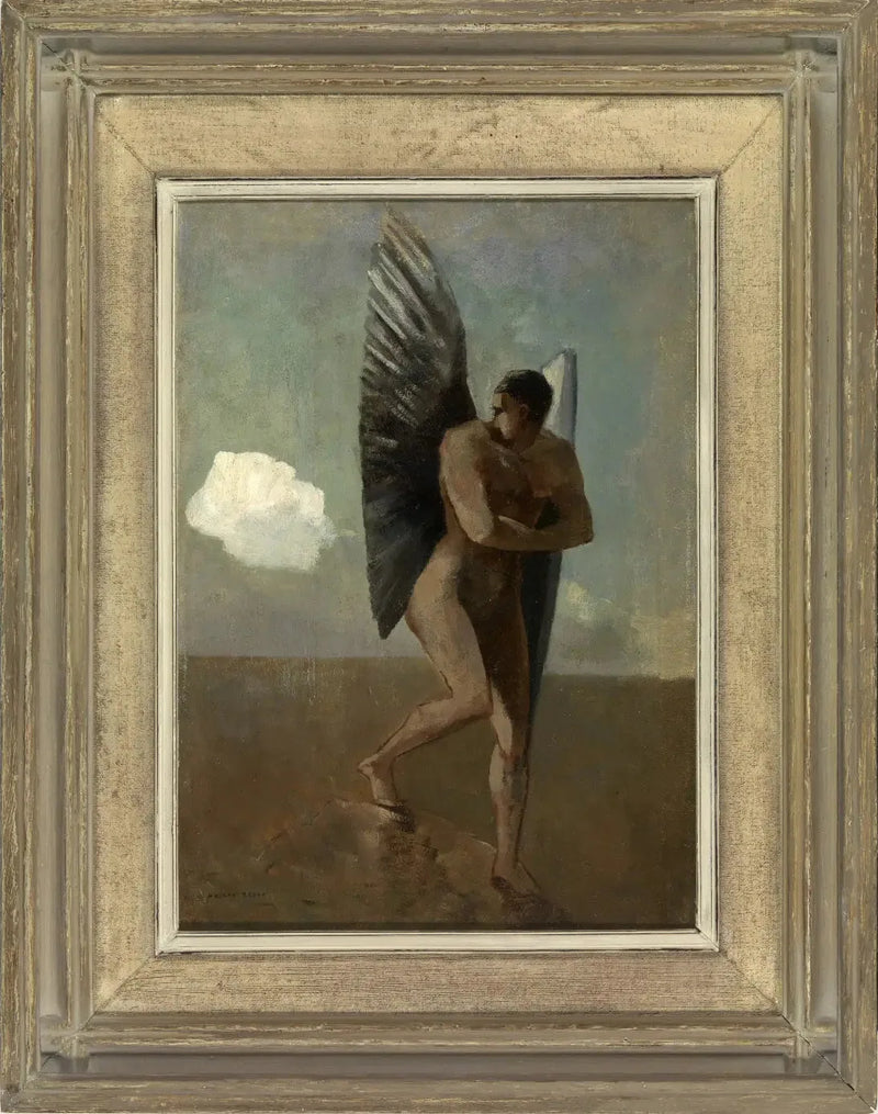 O anjo caído - Odilon Redon