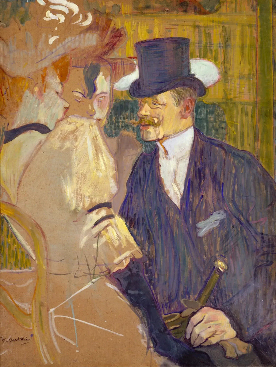 O Inglês no Moulin-Rouge - Henri de Toulouse-Lautrec