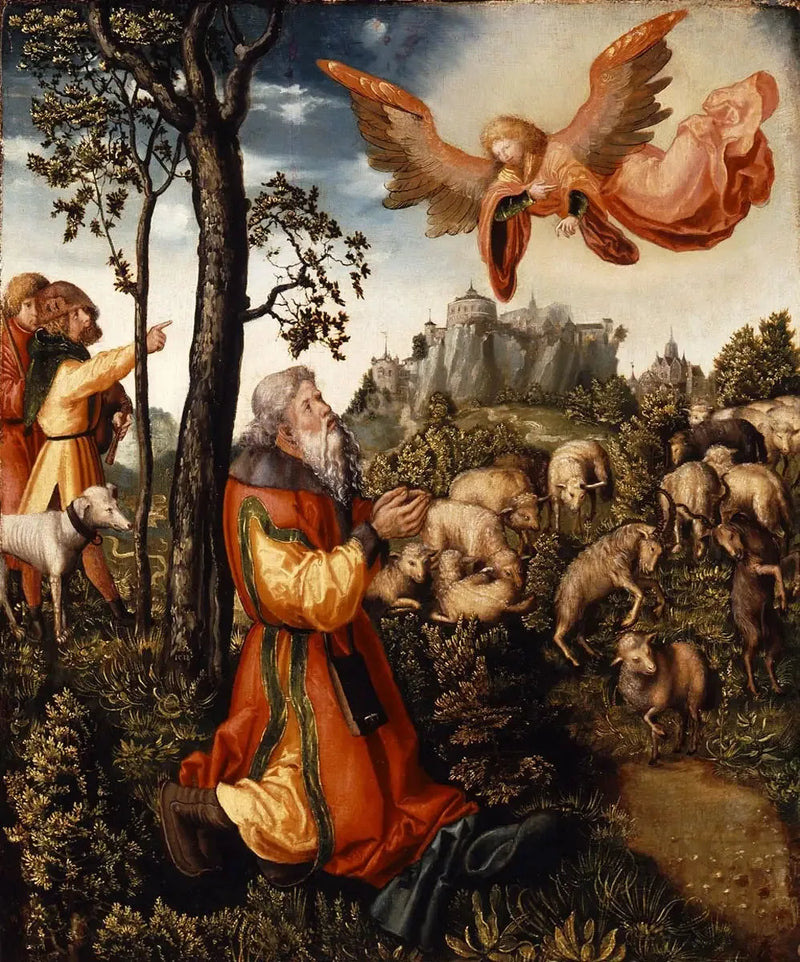 A Anunciação a Joaquim - Lucas Cranach, o Velho