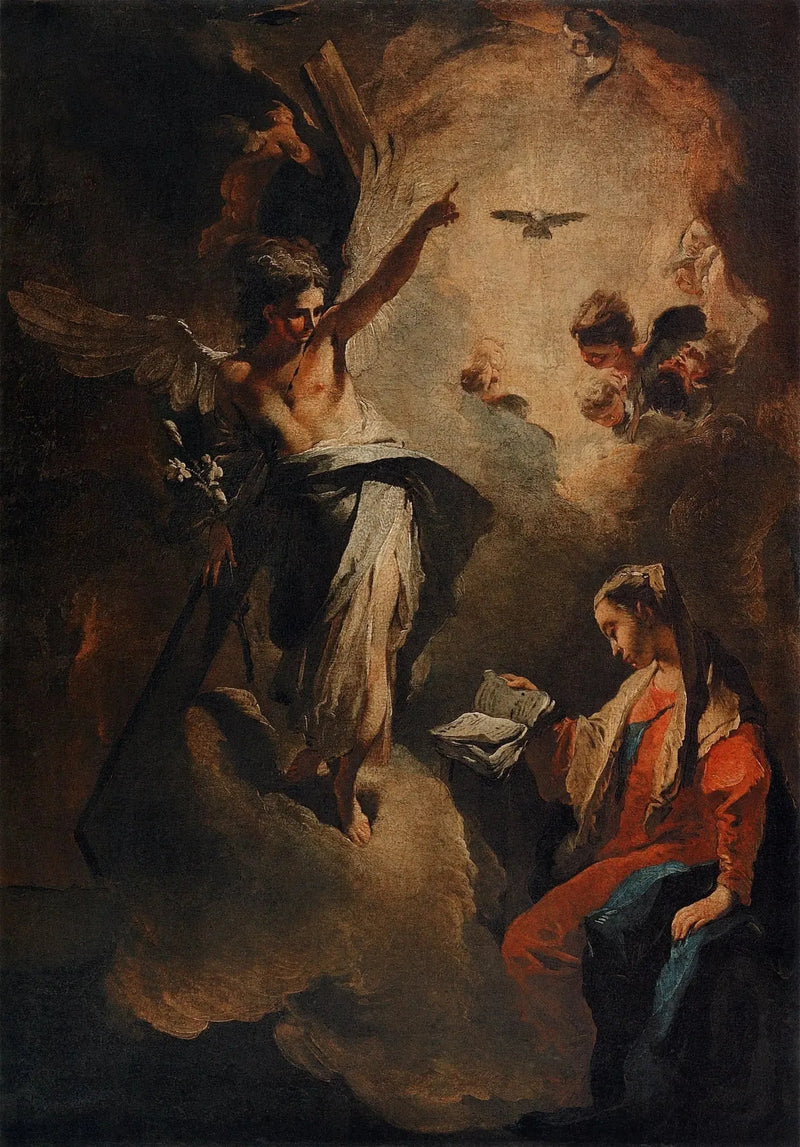 A Anunciação à Bem-Aventurada Virgem Maria - Giovanni Battista Tiepolo