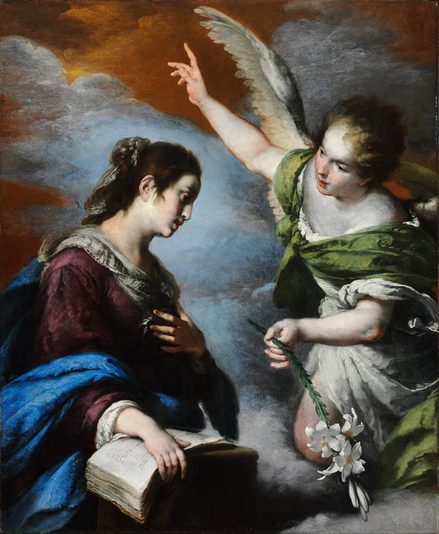 A Anunciação - Bernardo Strozzi