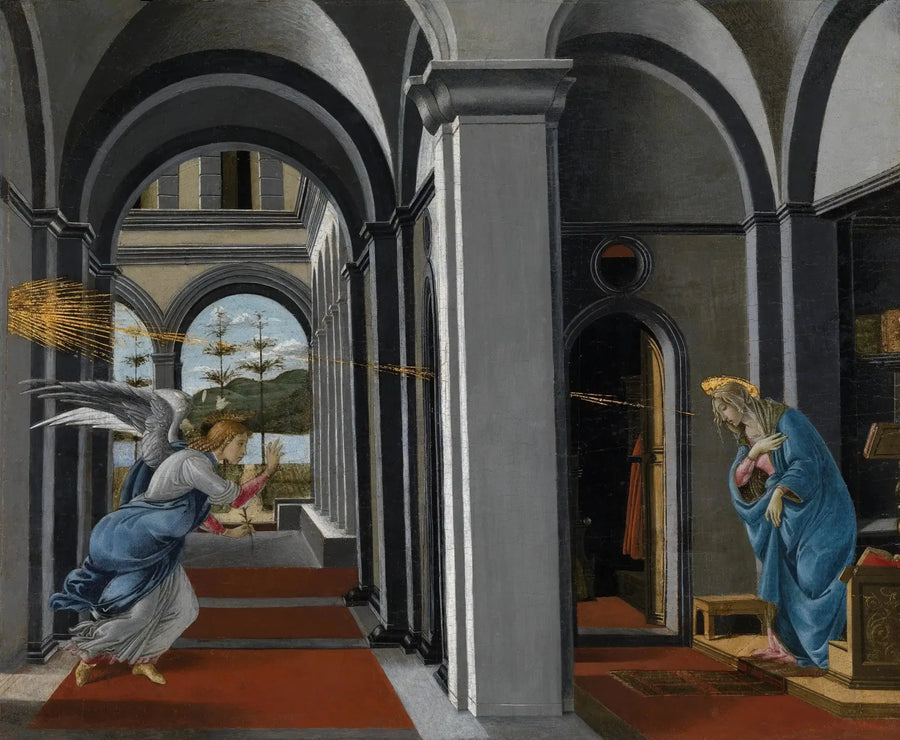 A Anunciação da igreja florentina de San Barnaba - Sandro Botticelli