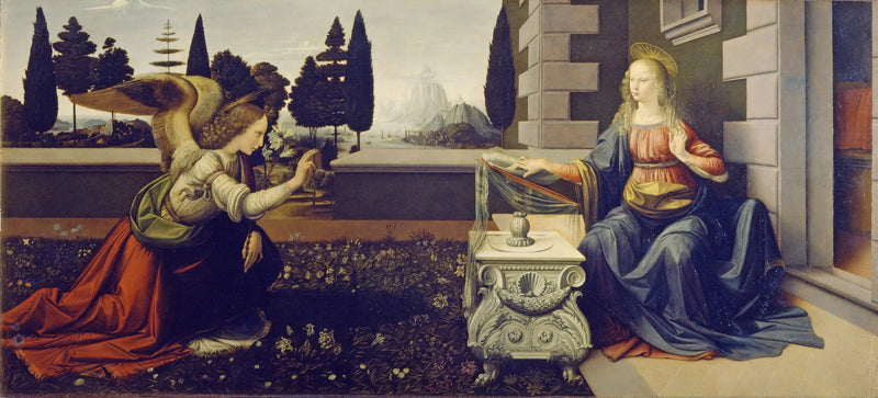 A Anunciação de San Martino - Leonardo da Vinci