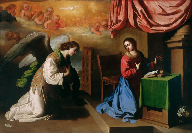 A Anunciação - Francisco de Zurbarán