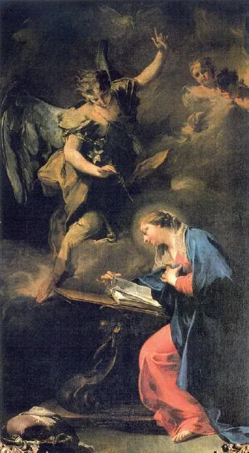A Anunciação - Giovanni Battista Pittoni