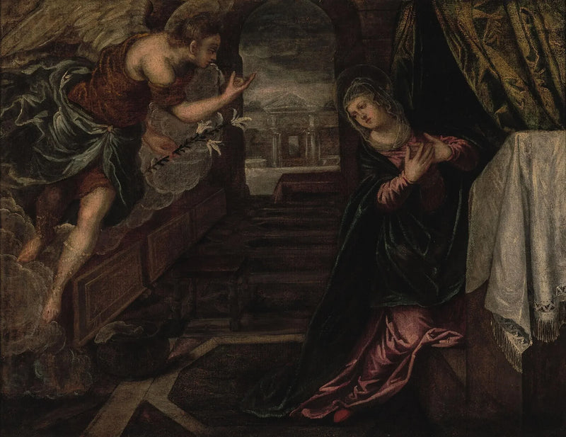 A Anunciação - Jacopo Tintoretto