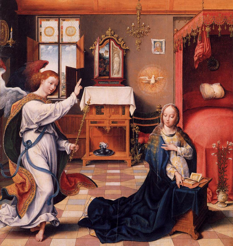 A Anunciação. - Joos van Cleve
