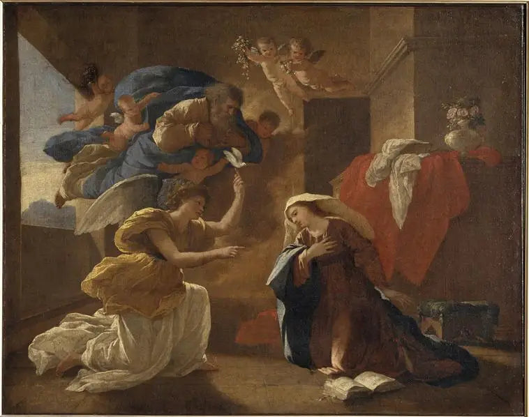 A Anunciação - Nicolas Poussin