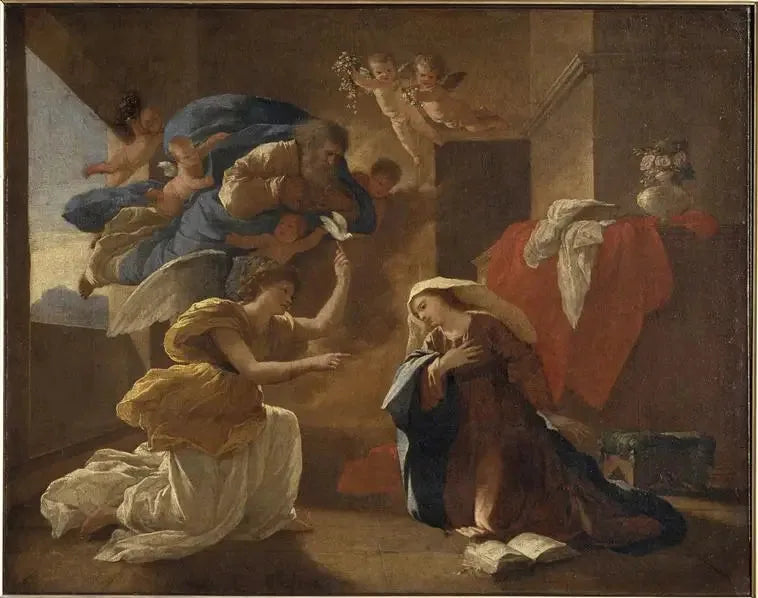 A Anunciação - Nicolas Poussin