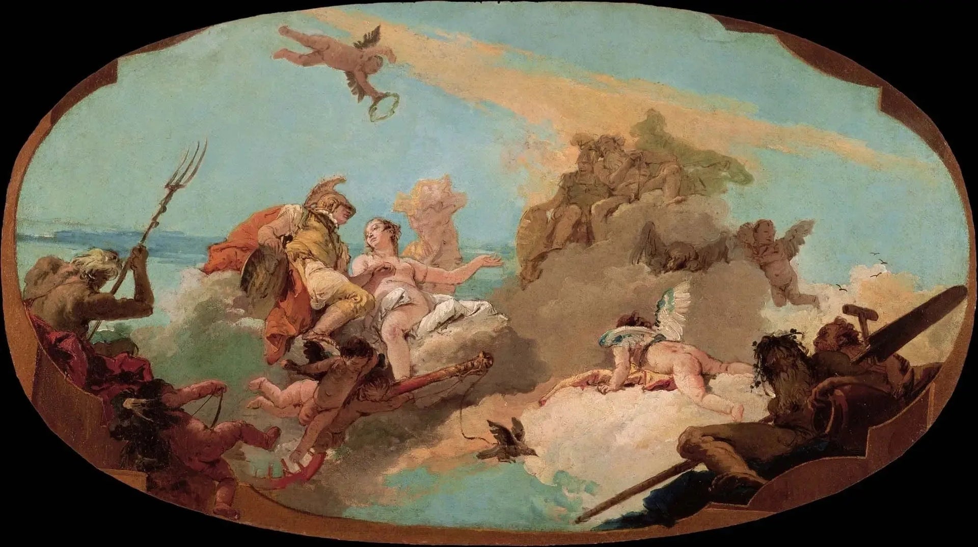L'Apothéose de l'amiral Vettor Pisani - Giovanni Battista Tiepolo image 1 copie de tableau peinte à la main