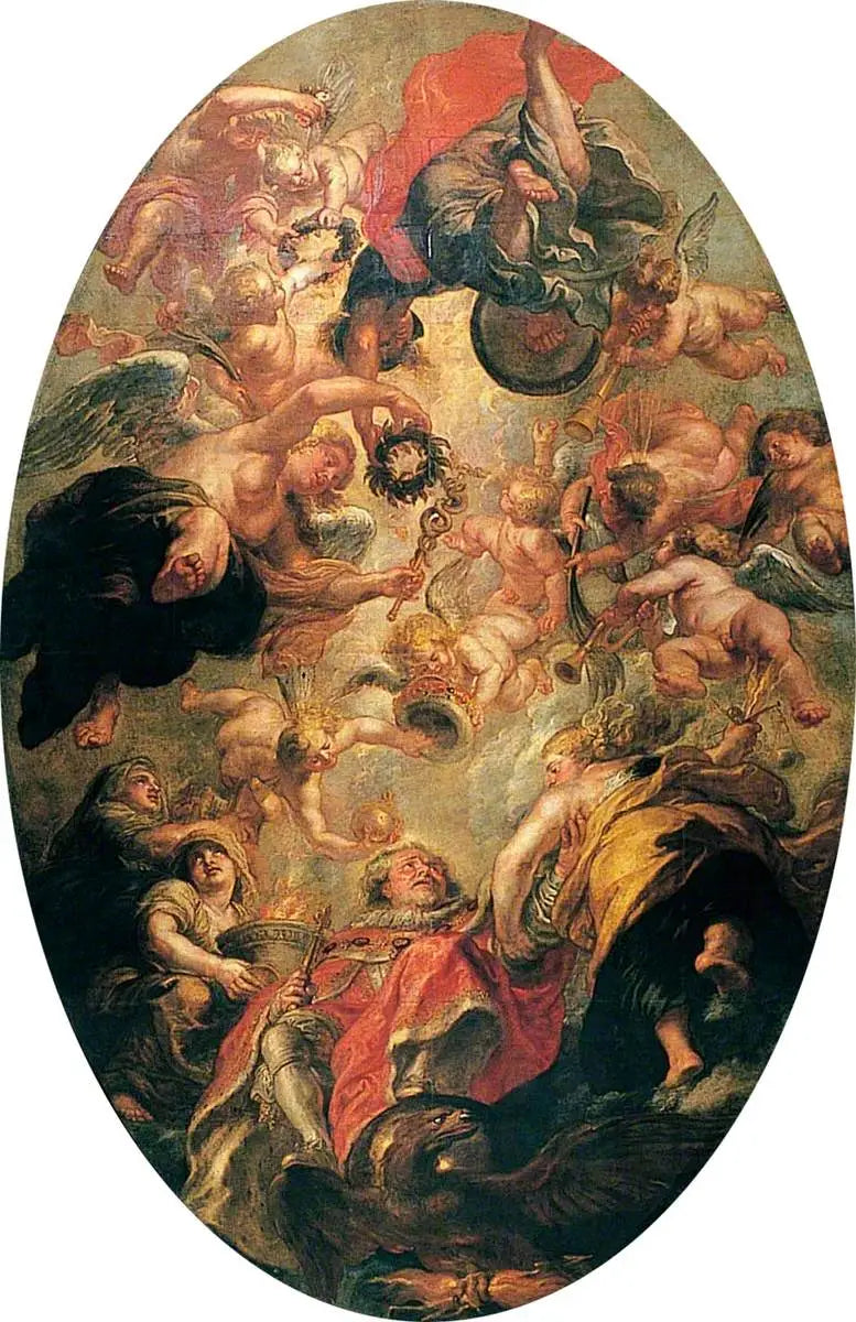 A Apoteose de Jacques I - Peter Paul Rubens