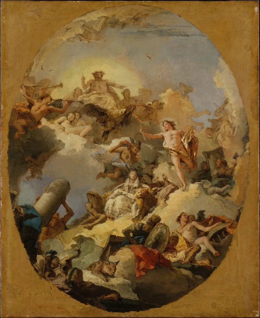 A apoteose da monarquia espanhola - Giovanni Battista Tiepolo