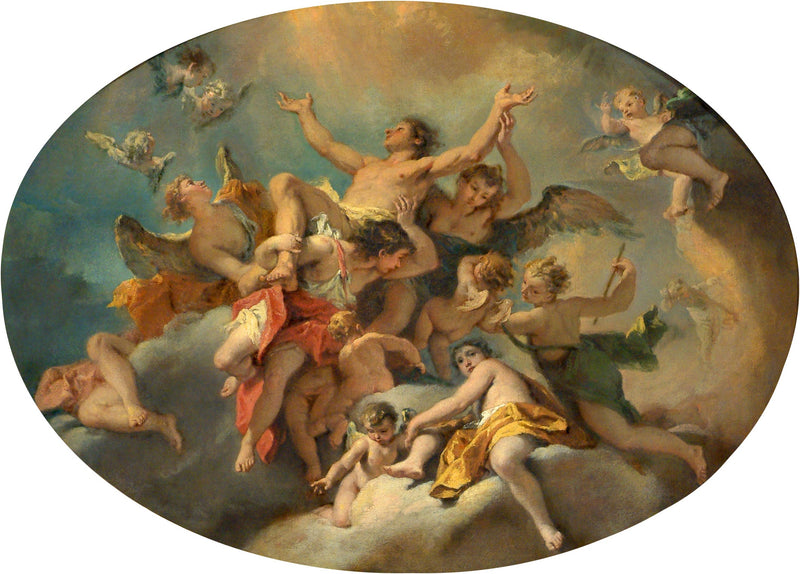 A Apoteose de Santo Sebastião - Sebastiano Ricci