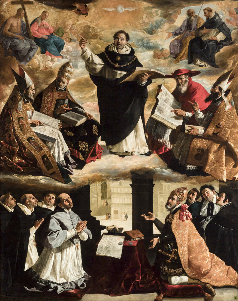 A Apoteose de São Tomás de Aquino - Francisco de Zurbarán