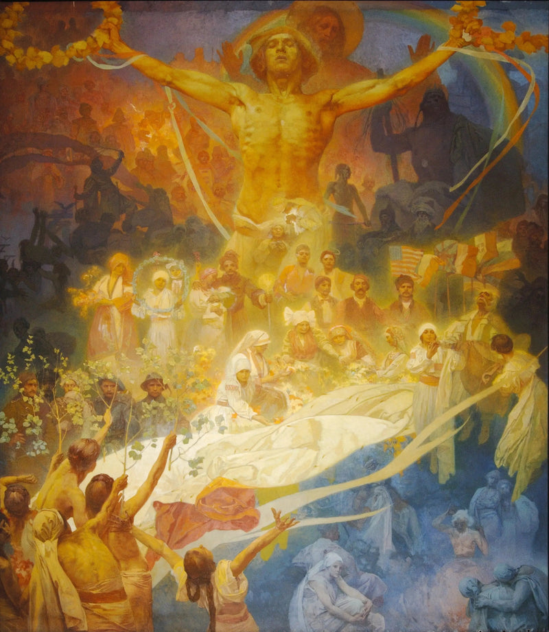 A Apoteose dos Escravos - Alphonse Mucha