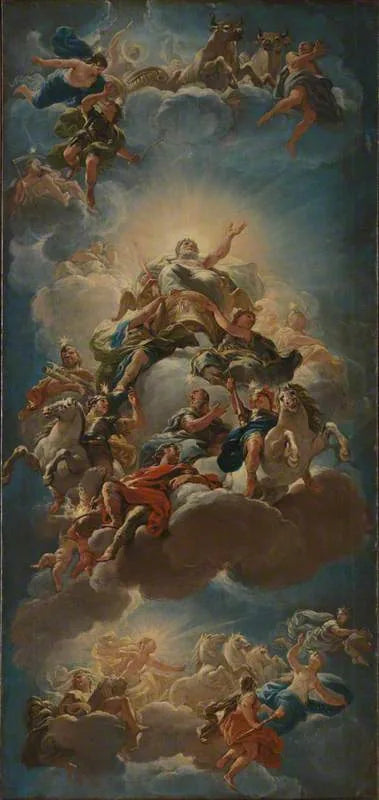 A apoteose dos Médicis - Luca Giordano