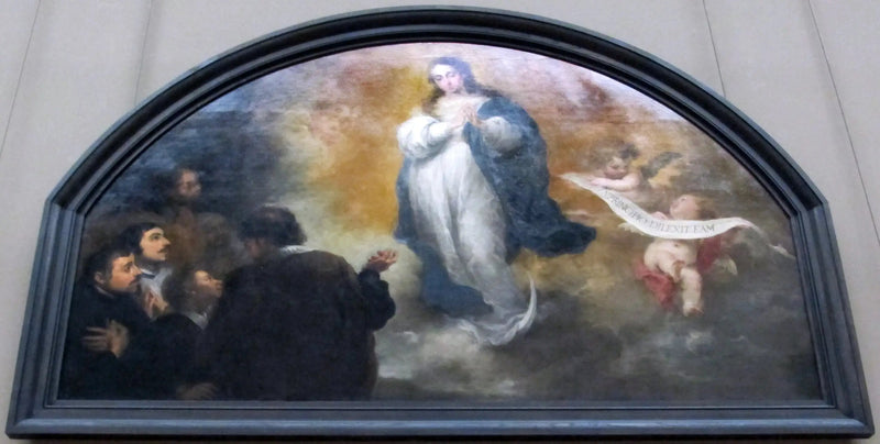 A Aparição da Imaculada Conceição de seis personagens - Bartolomé Esteban Murillo