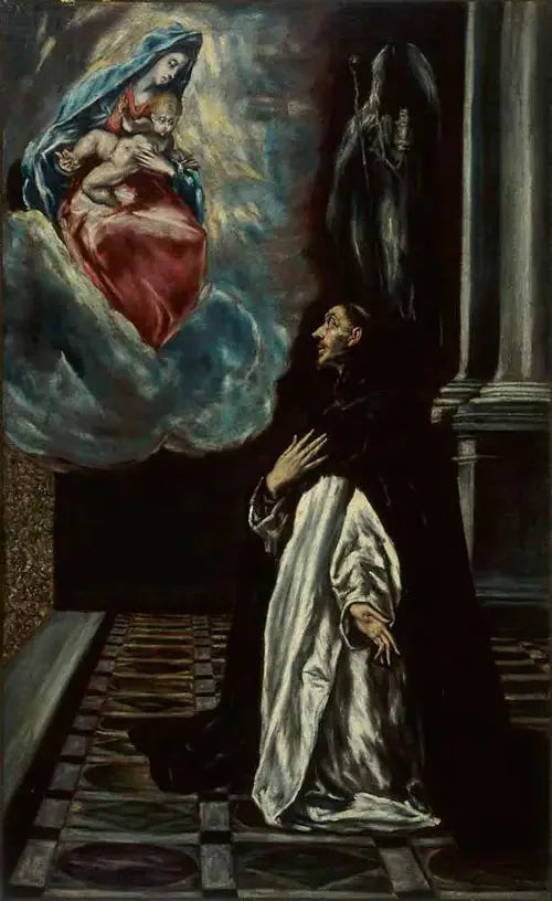 A Aparição da Virgem em São Hipólito - El Greco