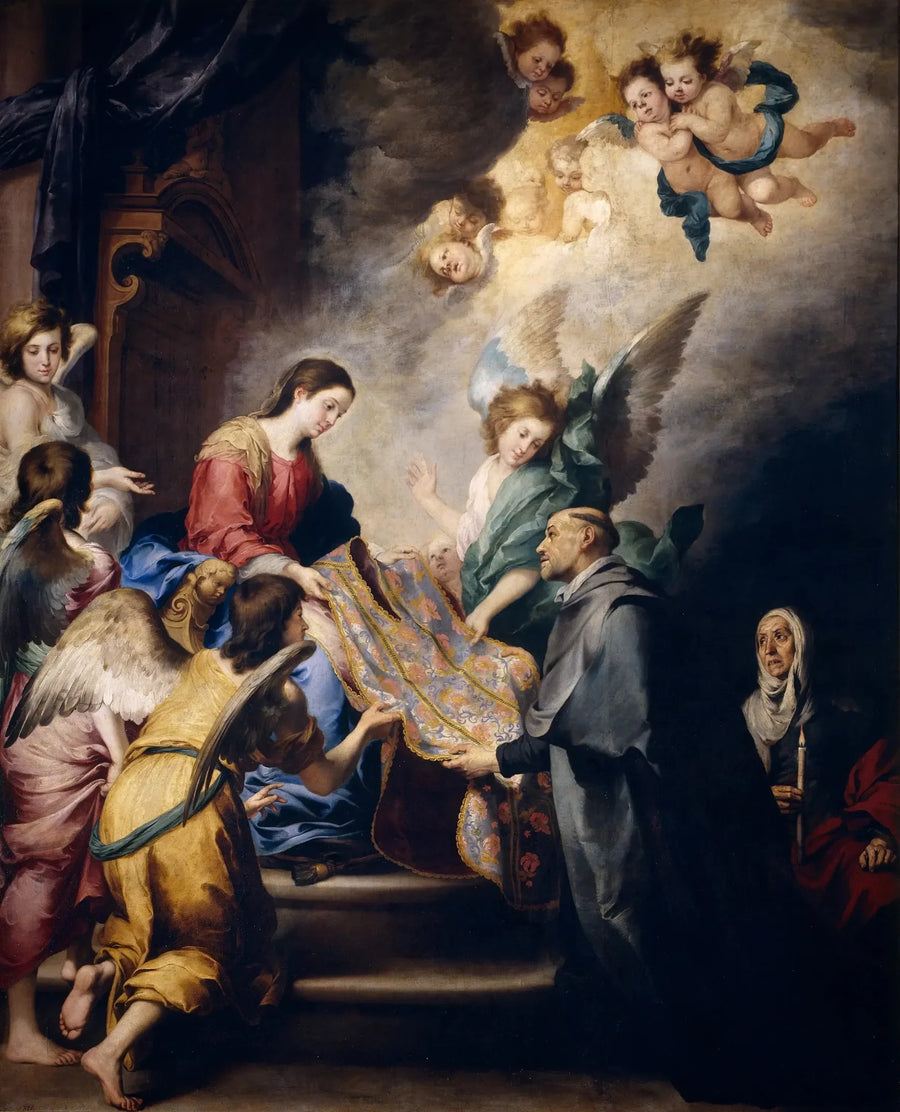 A Aparição da Virgem em Santo Ildefonso - Bartolomé Esteban Murillo