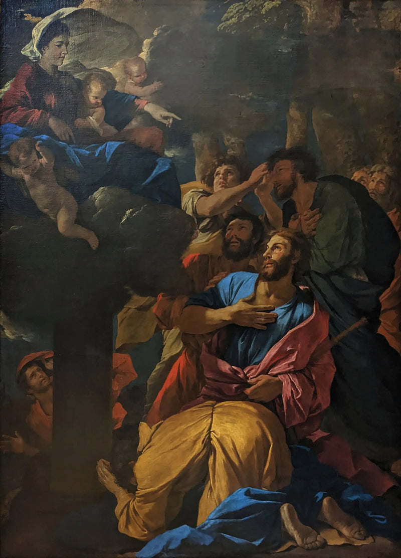 A Aparição da Virgem a São Tiago Maior - Nicolas Poussin